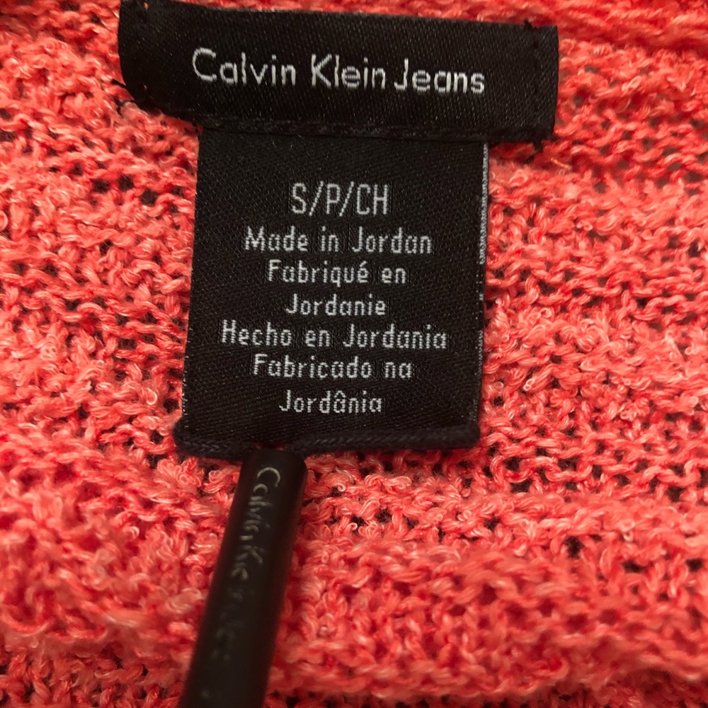 Calvin Klein Jeans | Pink/Orange Knit Sweater - Picture 3 of 5